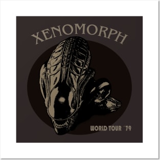 Aliens Xenomorph World Tour 1979 Posters and Art